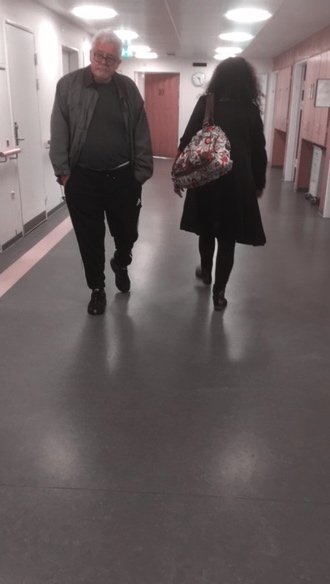 forfatter Michael Ford og agent Susanne Louw